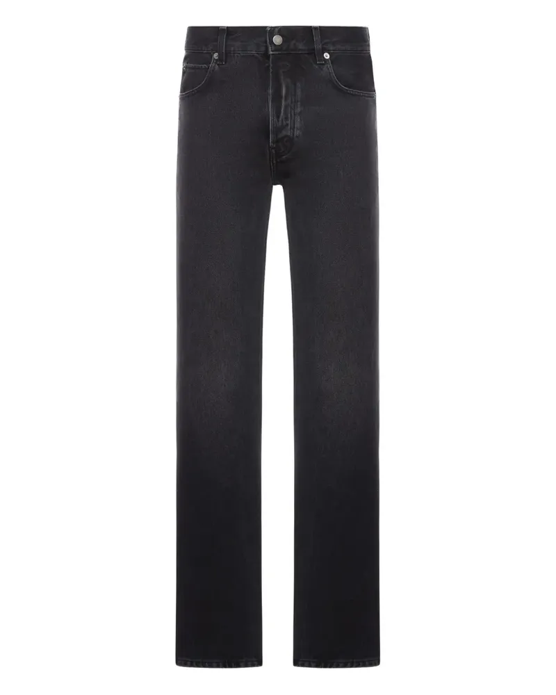 Haikure Gerade Jeans im Five-Pocket-Design - Schwarz Schwarz