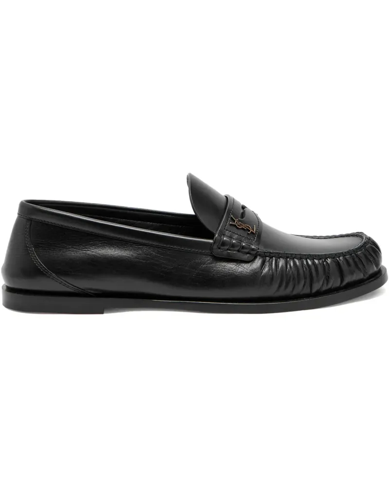 Saint Laurent leather loafers - Schwarz Schwarz