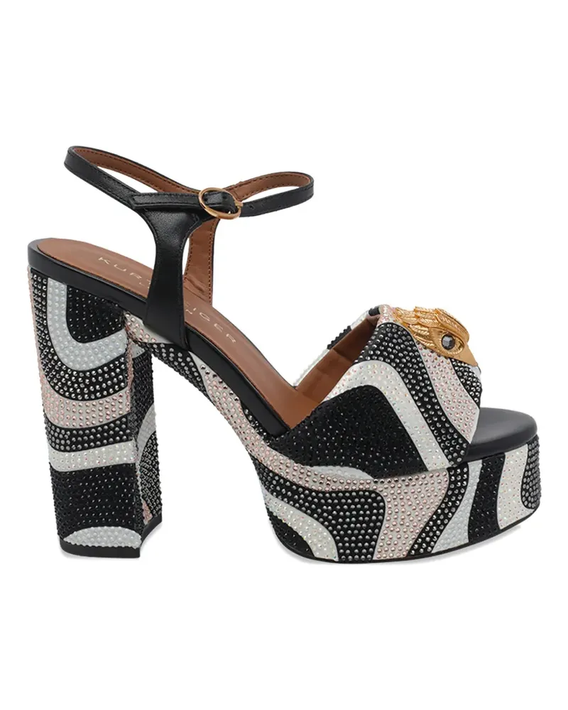 Kurt Geiger Kensington strass-embellished platform sandals - Schwarz Schwarz