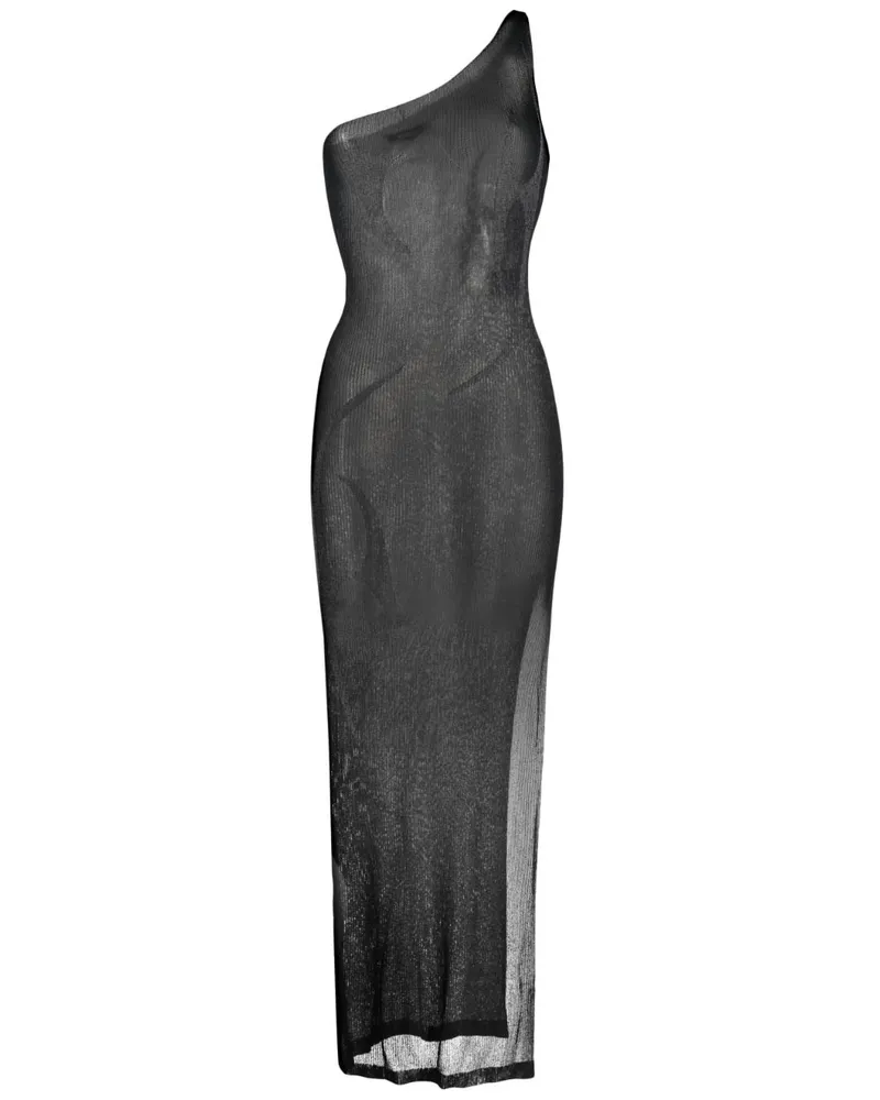 MISBHV Semi-transparentes Kleid - Blau Blau