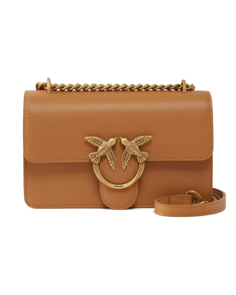 Pinko Love Schultertasche - Braun Braun