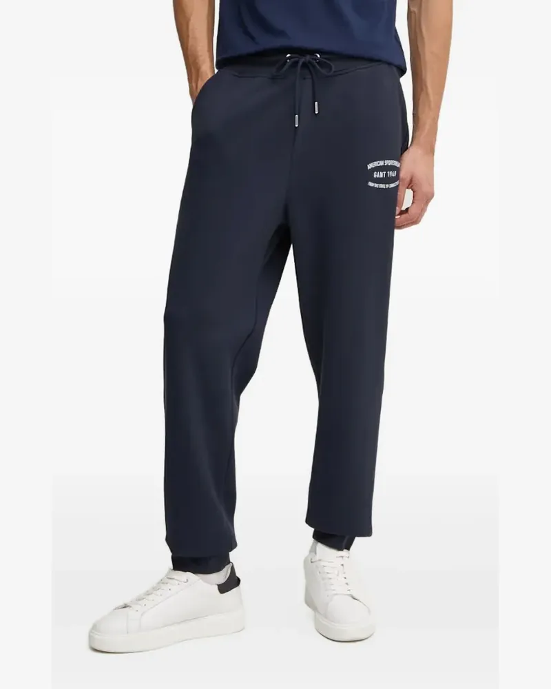 Gant Jogginghose mit Kordelzug - Blau Blau