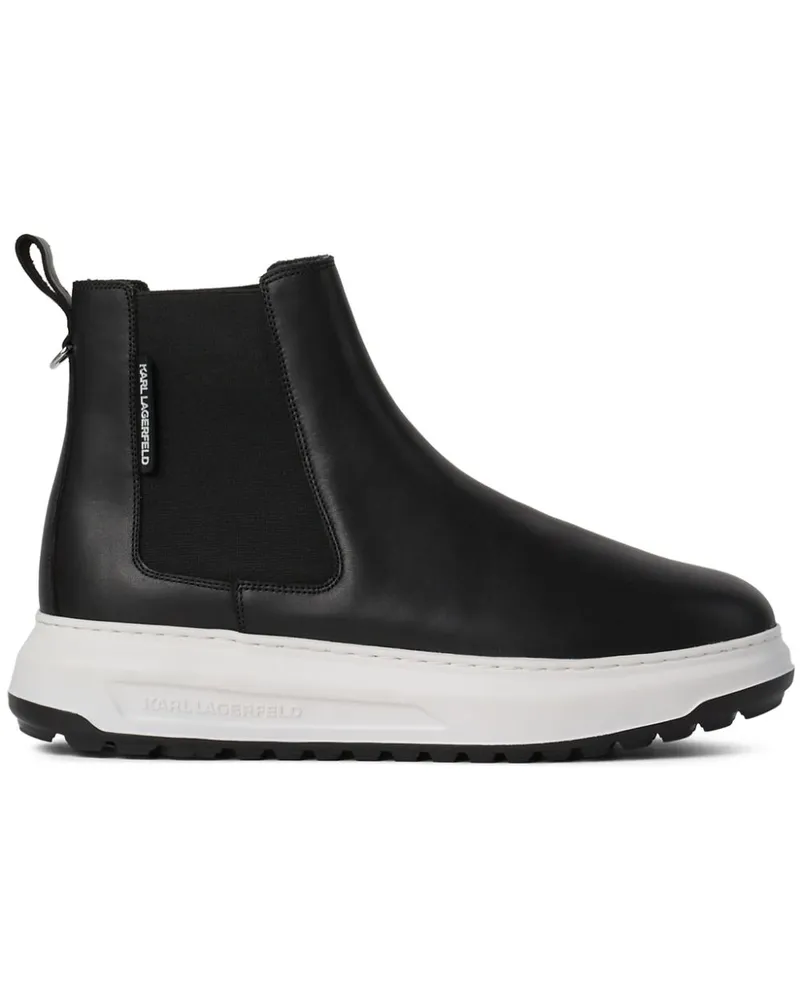 Karl Lagerfeld Kapri Stiefel - Schwarz Schwarz