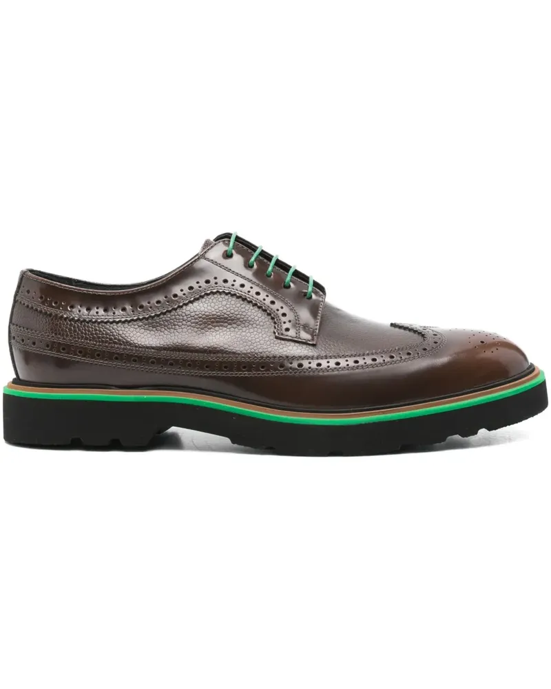 Paul Smith Derby-Schuhe mit Budapestermuster - Braun Braun