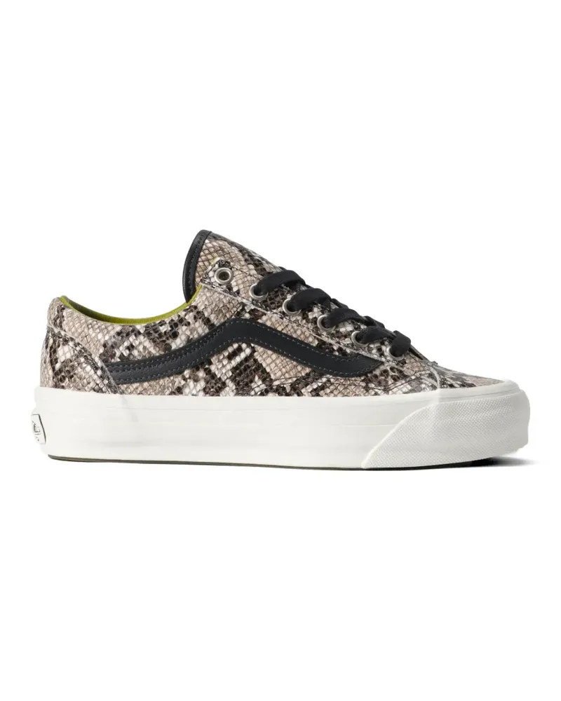 Vans Premium Old Skool 36 snakeskin-effect sneakers - Nude Nude
