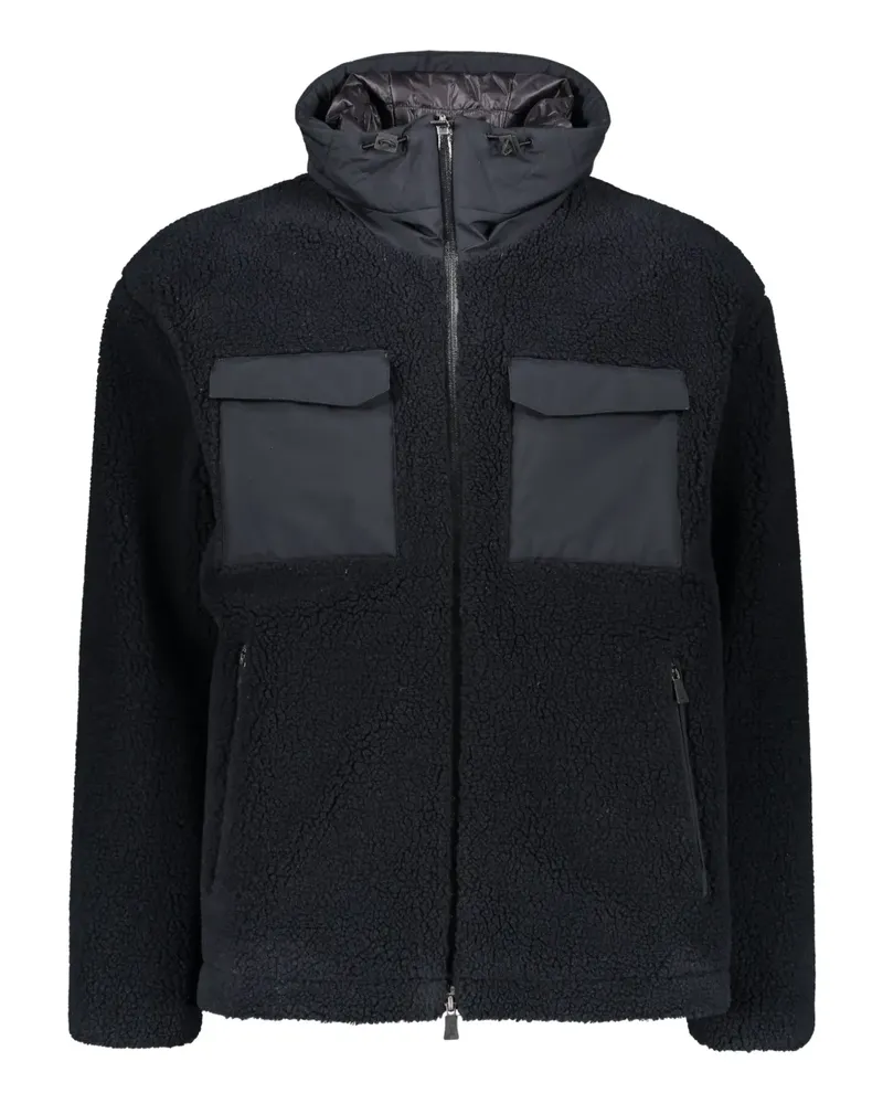 Herno fleece puffer jacket - Schwarz Schwarz