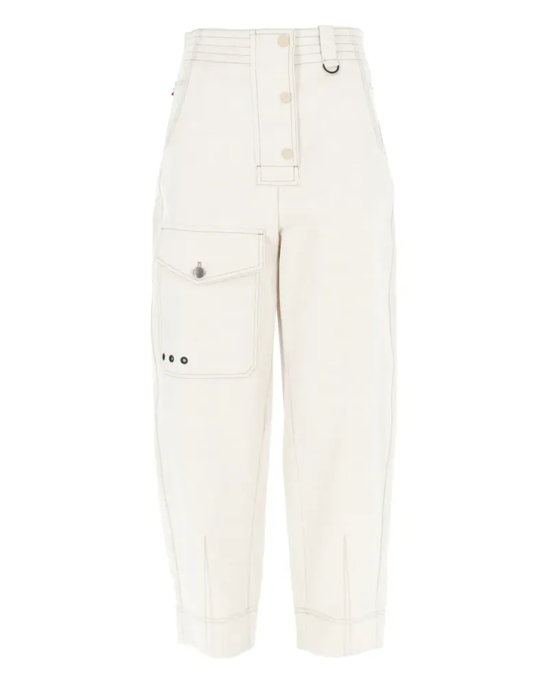 Moncler Hose mit Knöpfen - Nude Nude