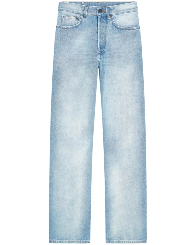 Dries van Noten Jeans mit geradem Bein Blau