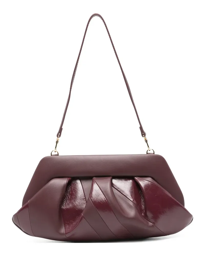 THEMOIRÈ Geraffte Tia Clutch - Rot Rot