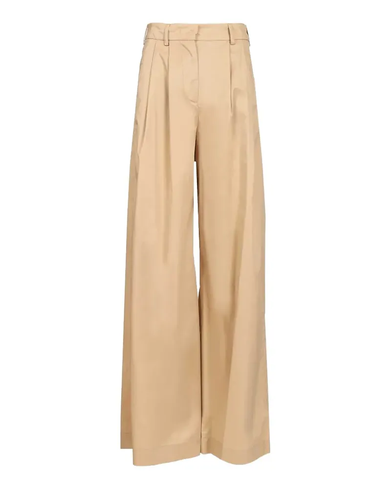 Al Duca D’Aosta 1902 pleated wide-leg trousers - Nude Nude