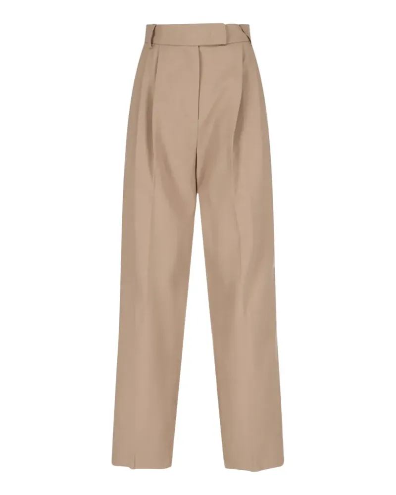 FRANKIE Shop Bea pleated trousers - Nude Nude
