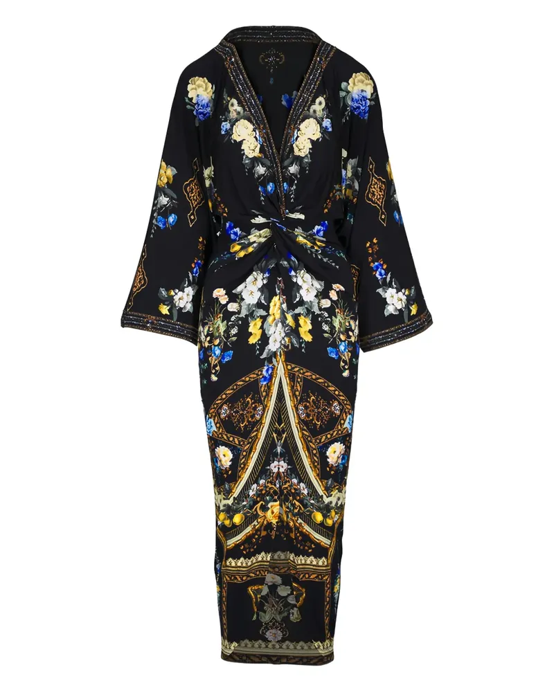 Camilla Ottoman Elegance Kleid - Schwarz Schwarz