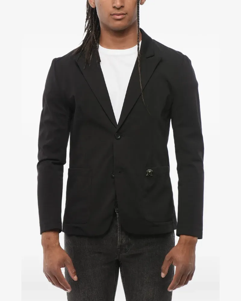 John Richmond single-breasted blazer - Schwarz Schwarz