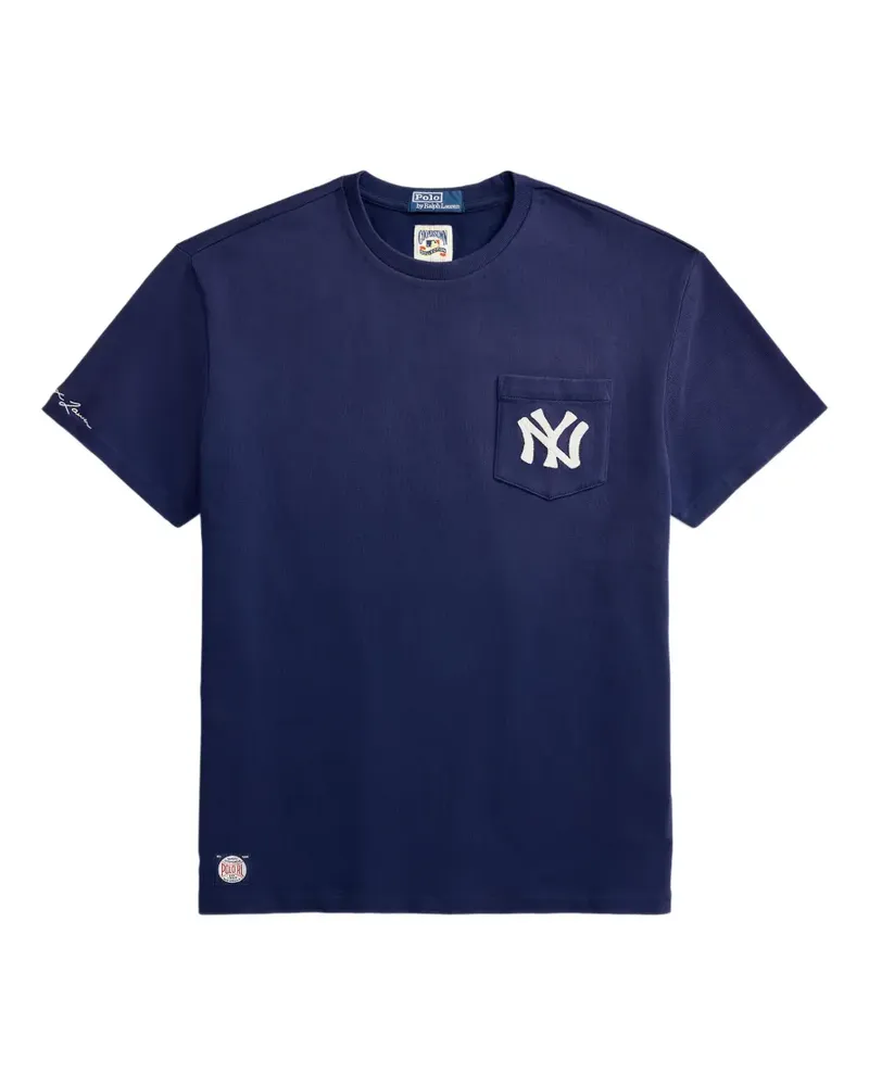 Ralph Lauren T-Shirt mit aufgesetzter Tasche - Blau Blau