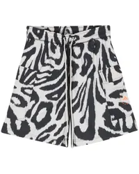 adidas Shorts mit Logo-Print Schwarz