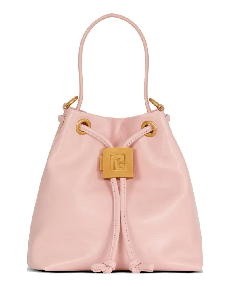 Balmain Pulse Beuteltasche aus Glattleder - Rosa Rosa