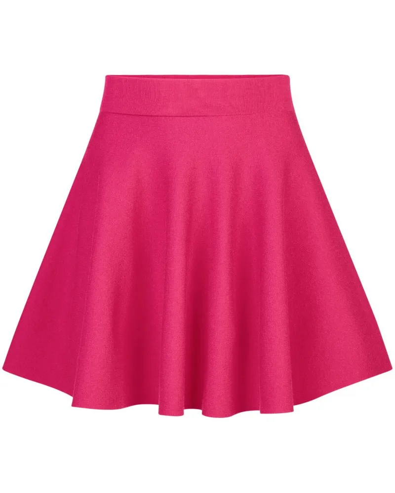 Nina Ricci Midirock mit Falten - Rosa Rosa