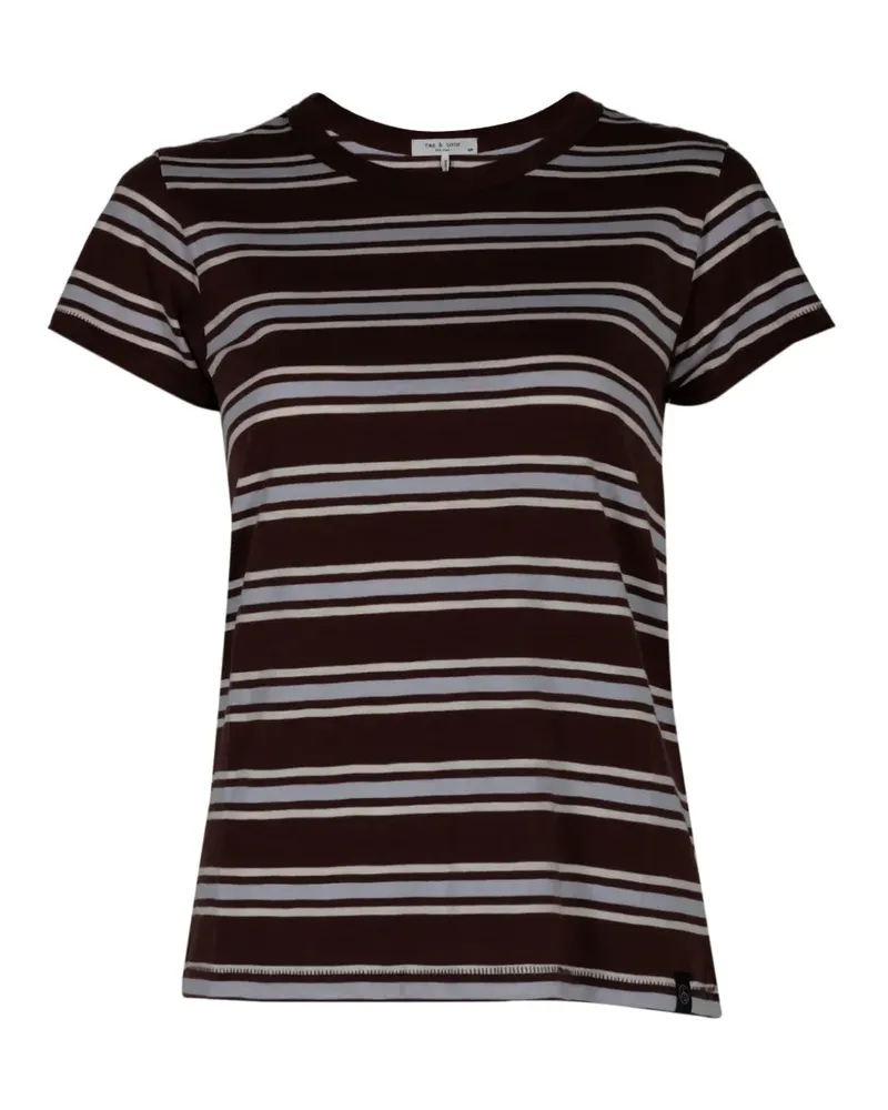 Rag & Bone striped T-shirt - Braun Braun