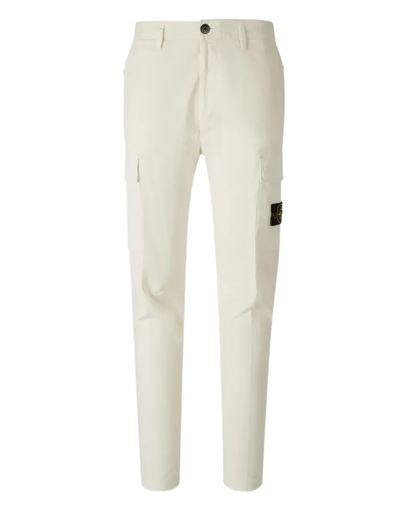 Stone Island Hose mit Logo-Patch - Nude Nude