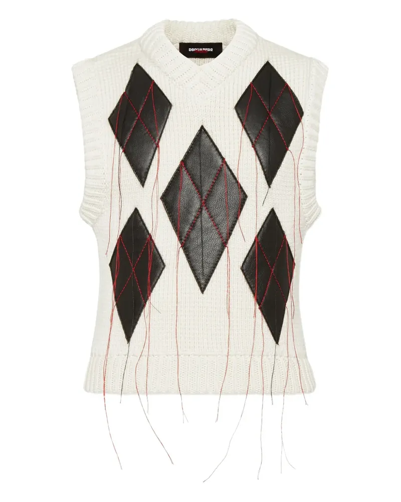 Dsquared2 x Magliano Weste - Weiß Weiß