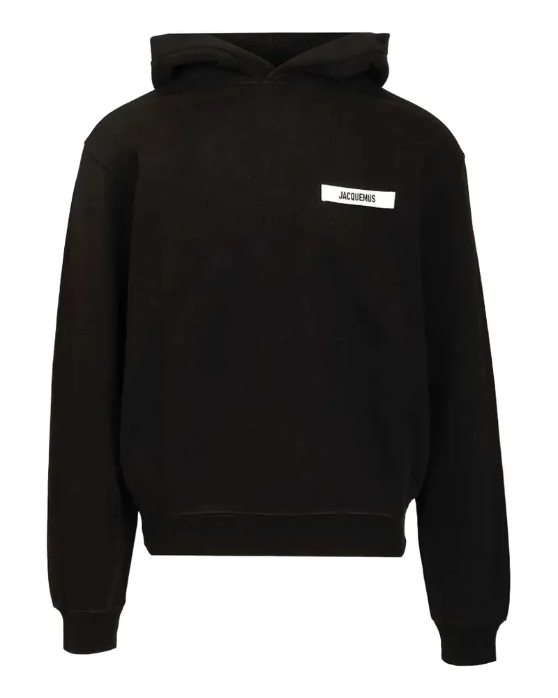 Jacquemus Le Hoodie Gros Grain hoodie - Schwarz Schwarz