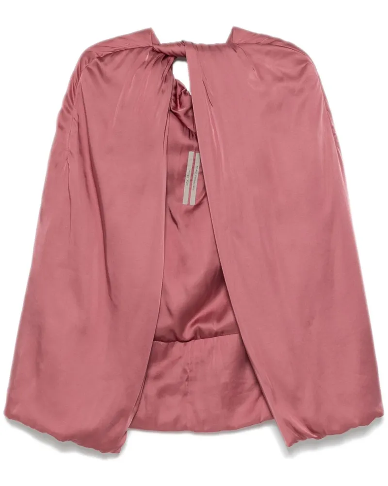 Rick Owens Masto Cape - Rosa Rosa