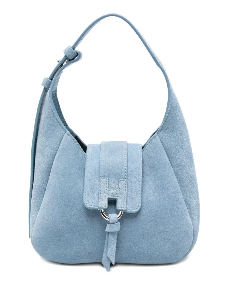 Hogan h logo detail tote bag - Blau Blau