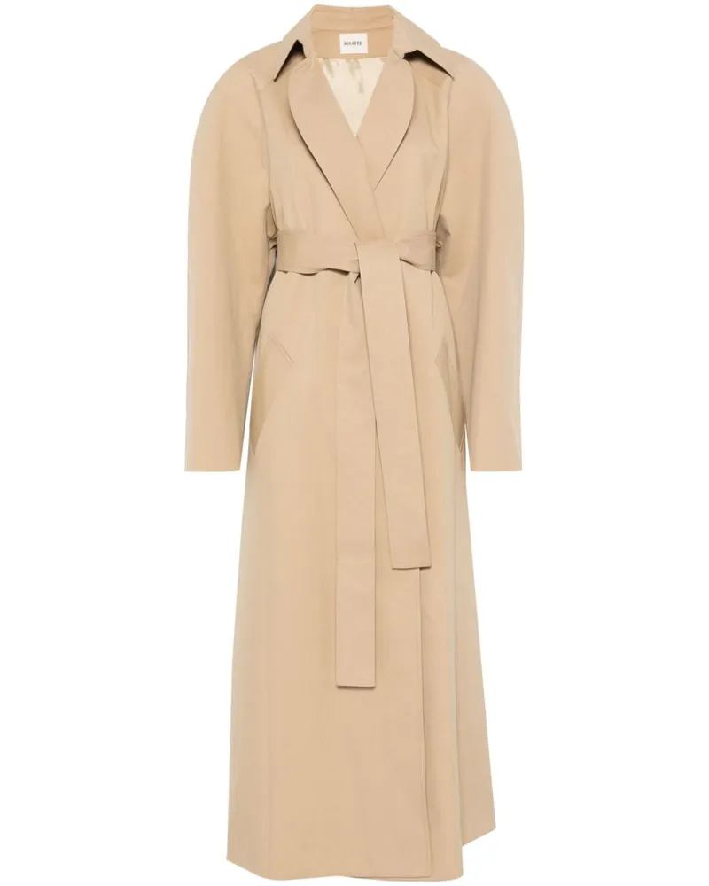 KHAITE Roth Trenchcoat - Nude Nude