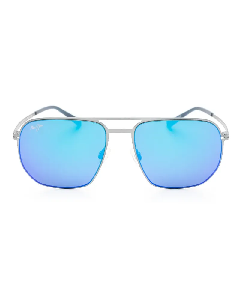 Maui Jim Shark's Cove pilot-frame sunglasses - Grau Grau