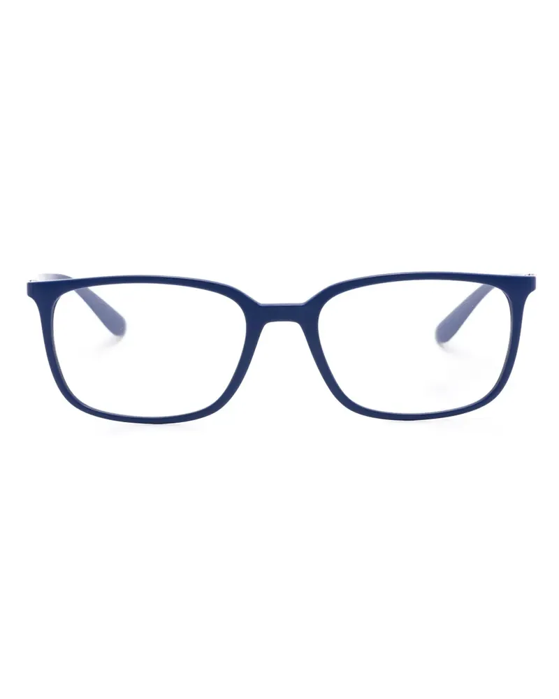 Ray Ban Brille mit eckigem Gestell - Blau Blau
