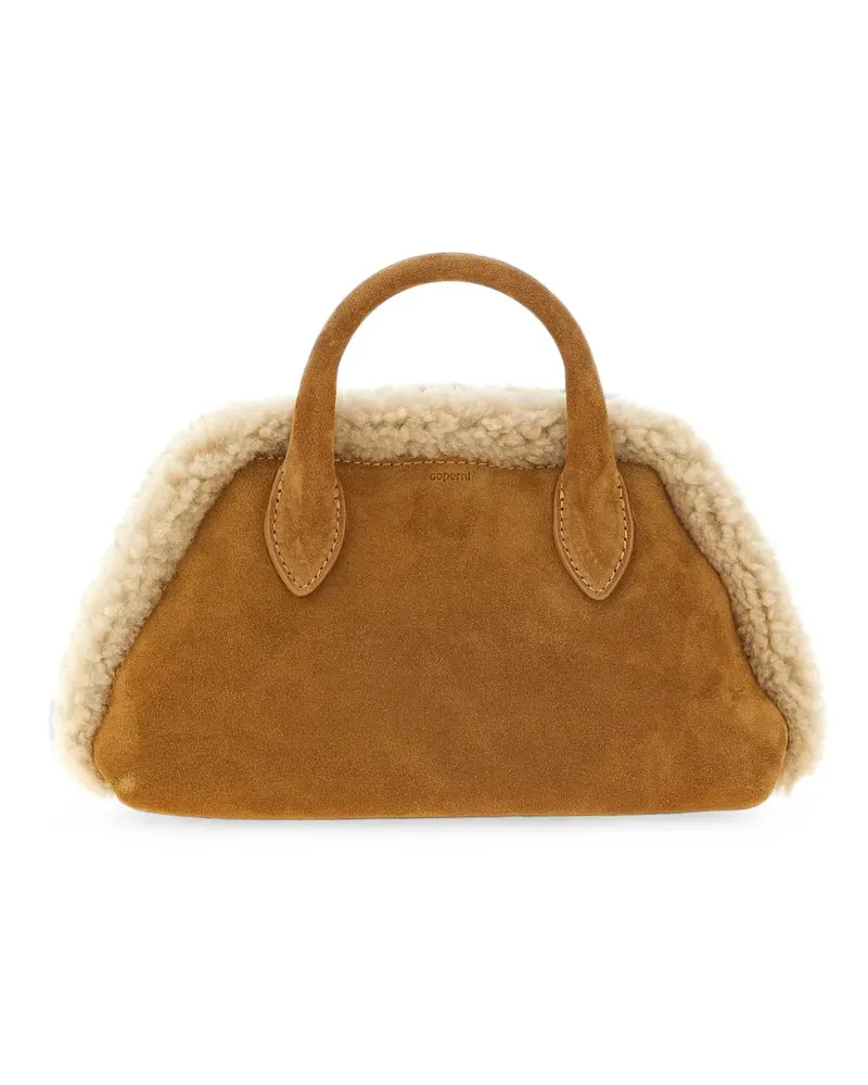 COPERNI Duffle shearling-trim belt bag - Braun Braun