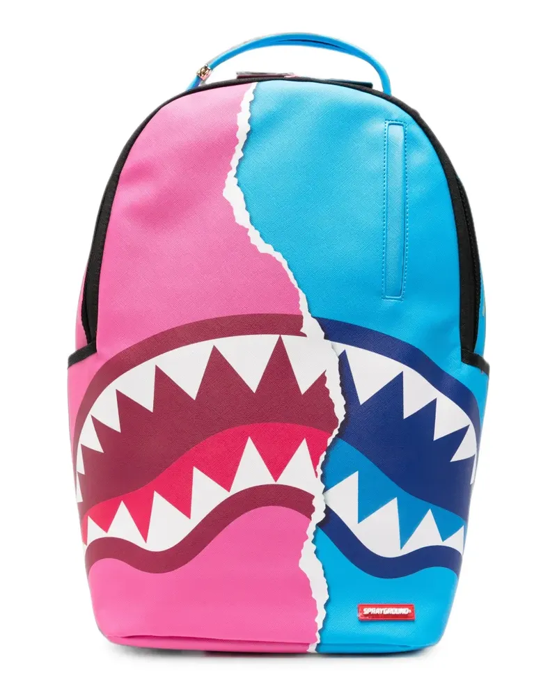Sprayground Shark Central Zen Rucksack mit Schlitz - Rosa Rosa