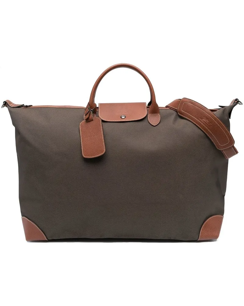 Longchamp Mittelgrosse Boxford Reisetasche Braun