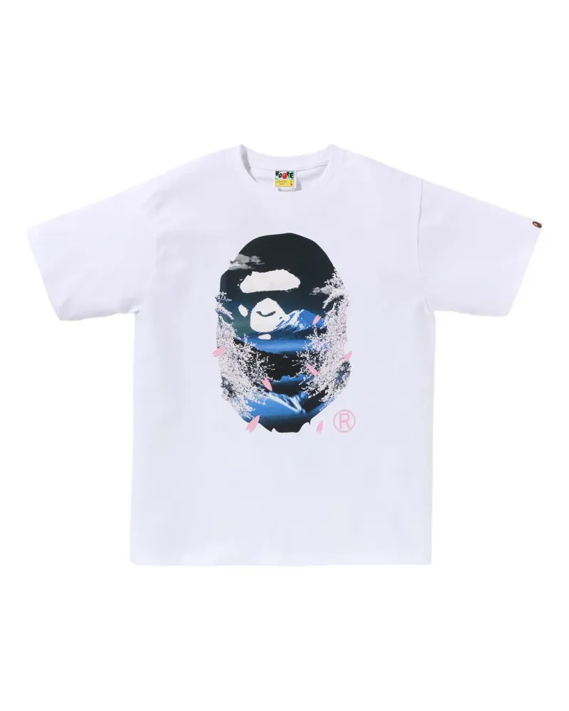 BAPE Sakura T-Shirt - Weiß Weiß