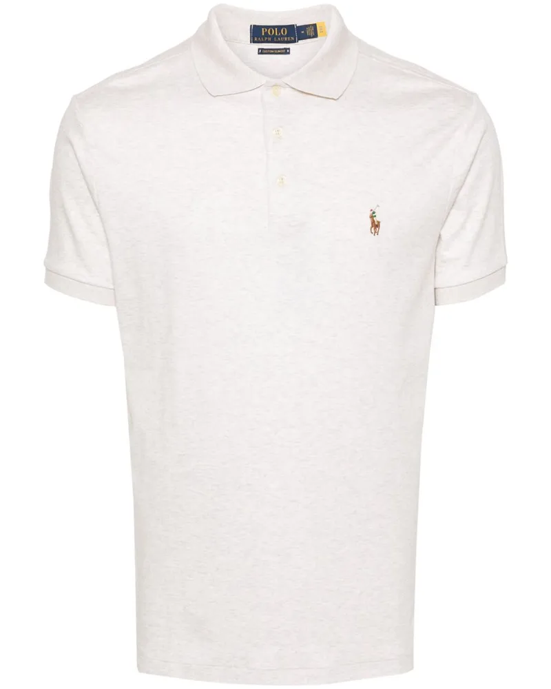 Ralph Lauren Poloshirt mit Polo Pony-Stickerei - Nude Nude