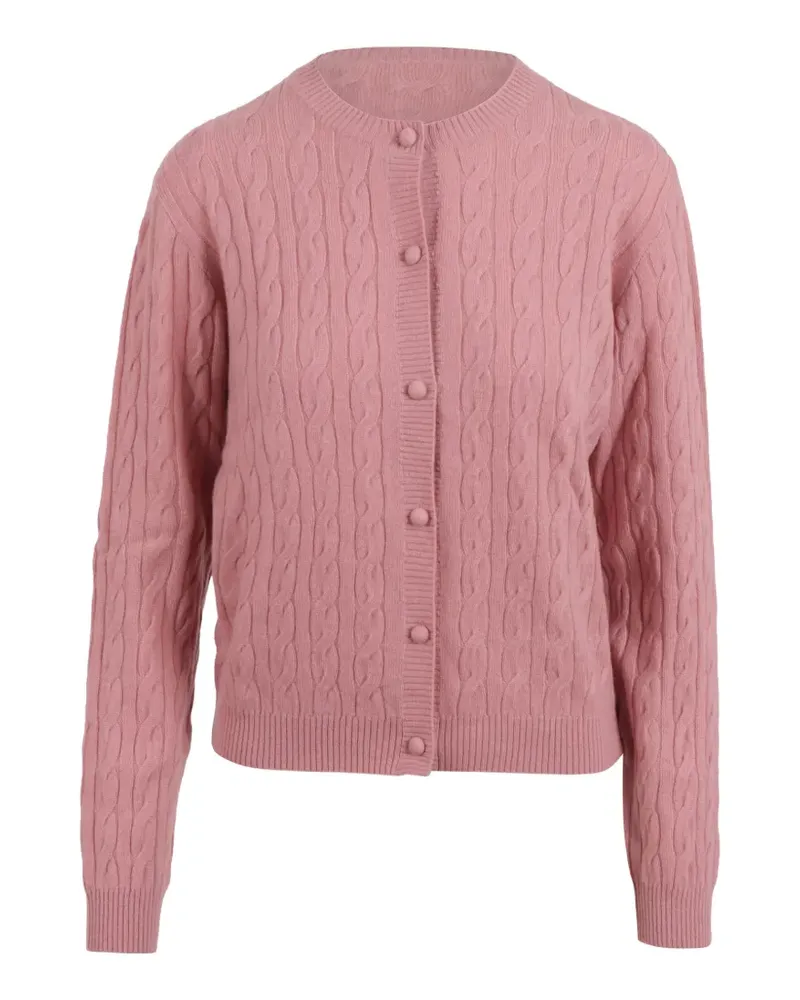 Filippa K Cailin cable-knit cardigan - Rosa Rosa