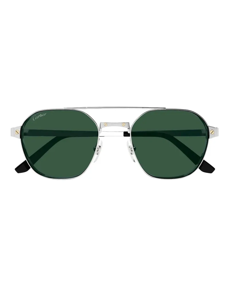 Cartier Getönte Pilotenbrille - Grau Grau