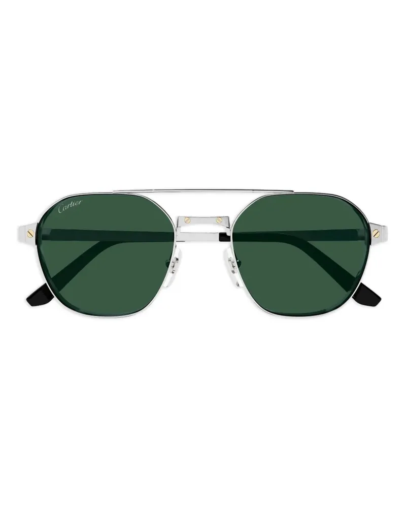 Cartier Getönte Pilotenbrille - Grau Grau