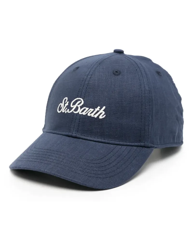 MC2 Saint Barth Baseball N Baseballkappe mit Stickerei - Blau Blau