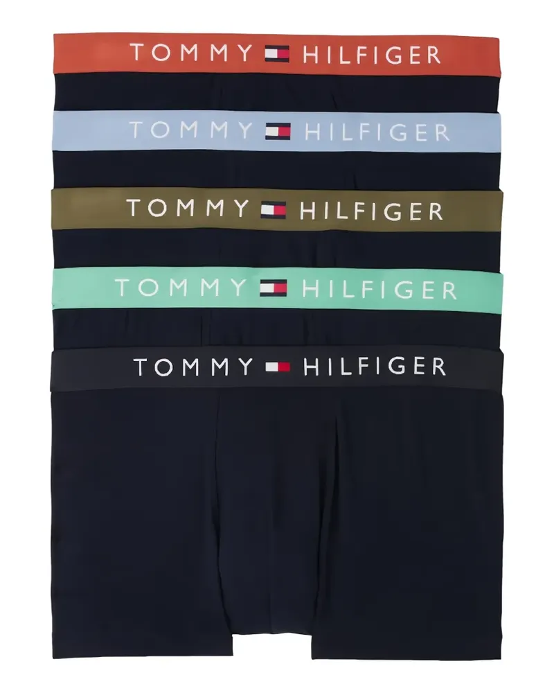 Tommy Hilfiger logo-waistband boxers (set of 5) - Blau Blau