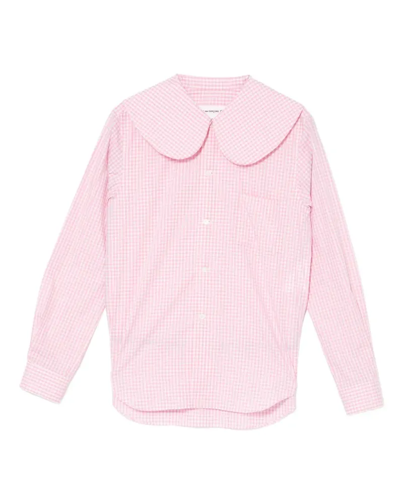 Comme des Garçons Hemd mit Vichy-Karomuster - Rosa Rosa