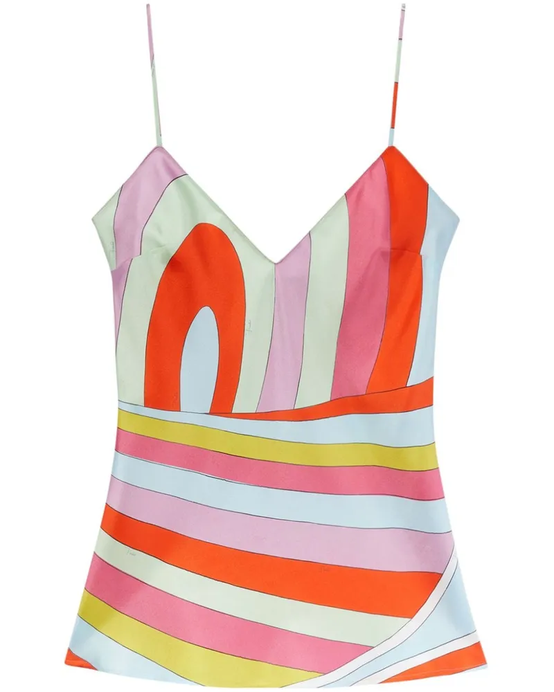 Emilio Pucci Camisole-Top mit Print - Rosa Rosa
