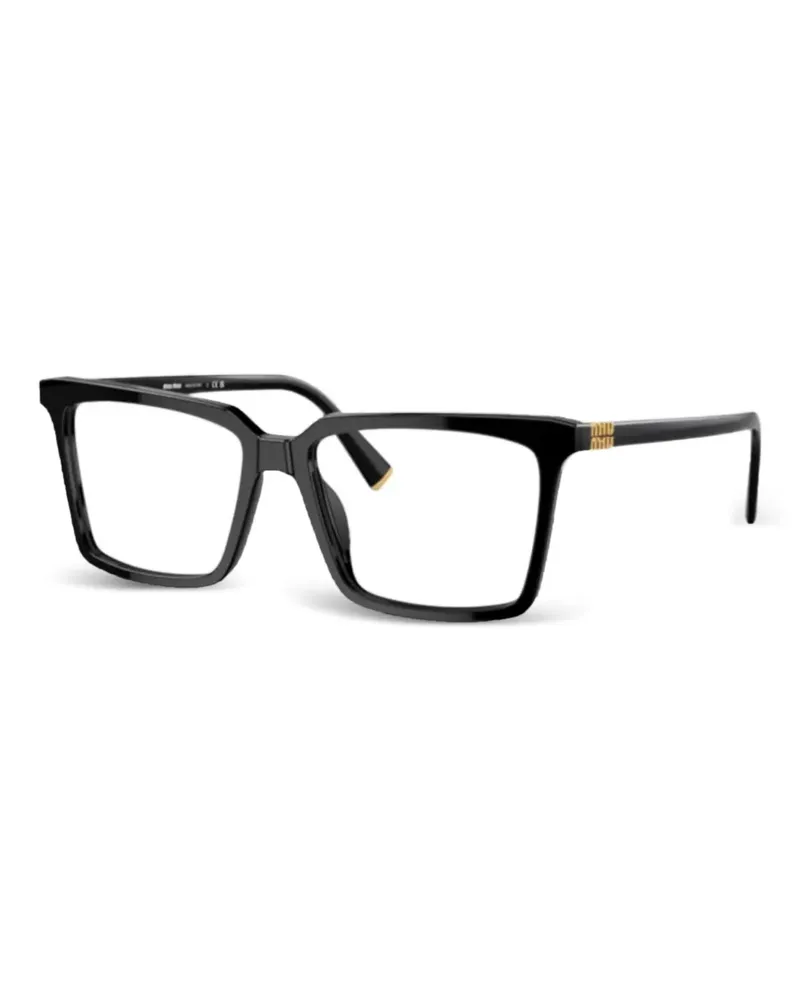 Miu Miu 08XV Brille mit eckigem Gestell - Schwarz Schwarz