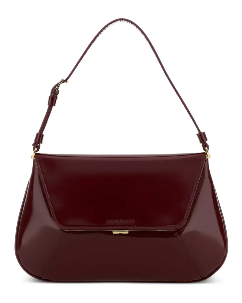 Amina Muaddi Ami Schultertasche - Rot Rot