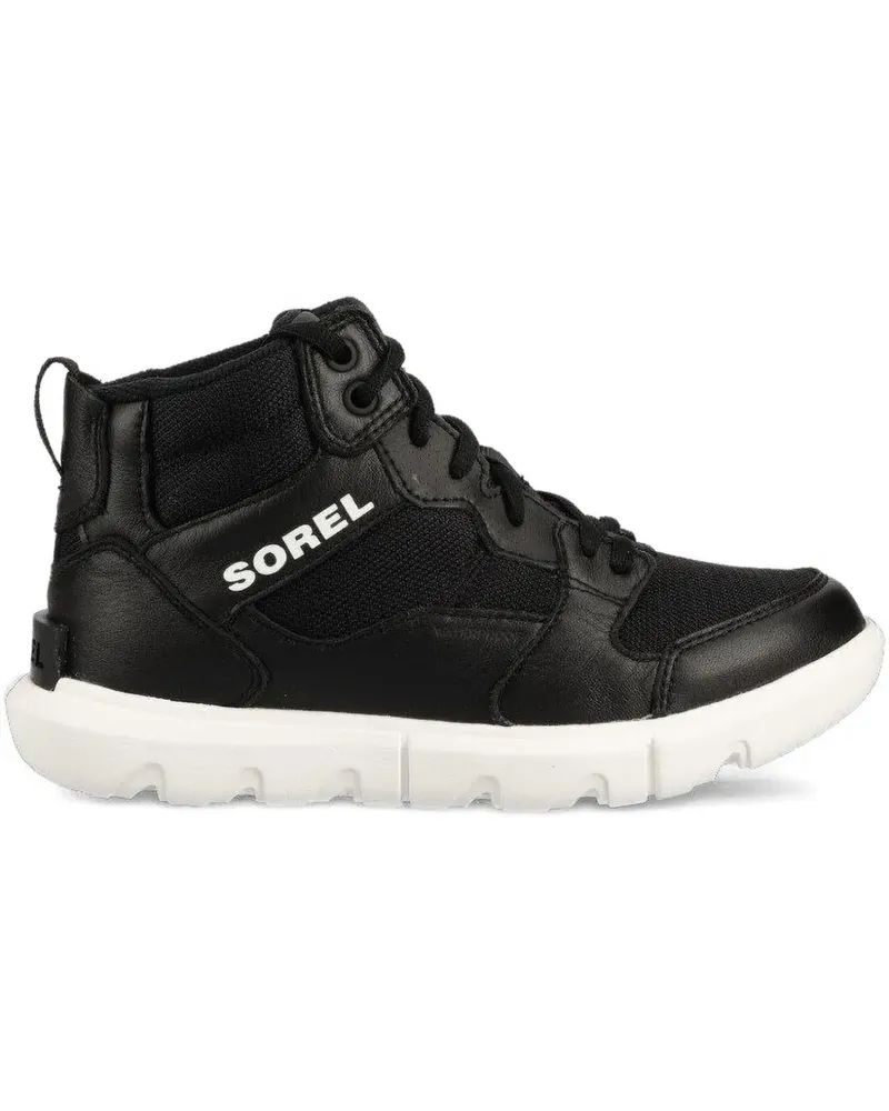 Sorel High-Top-Sneakers mit Schnürung - Schwarz Schwarz