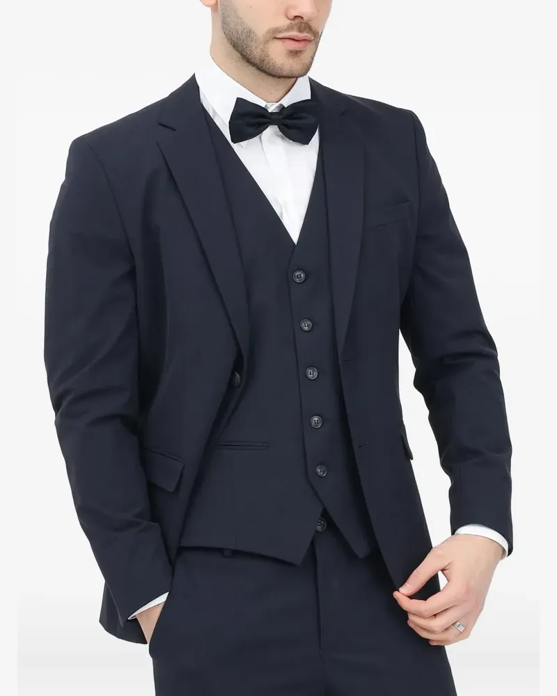 Selected Sakko mit fallendem Revers - Blau Blau