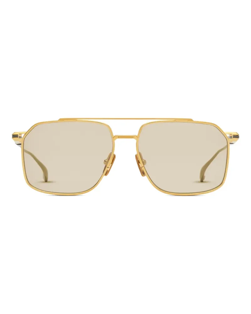 DITA Lineage.99 square-frame glasses - Gold Gold