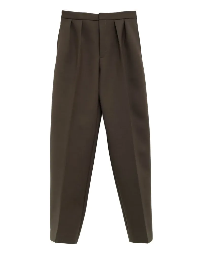 Jacquemus pleated-front trousers - Braun Braun