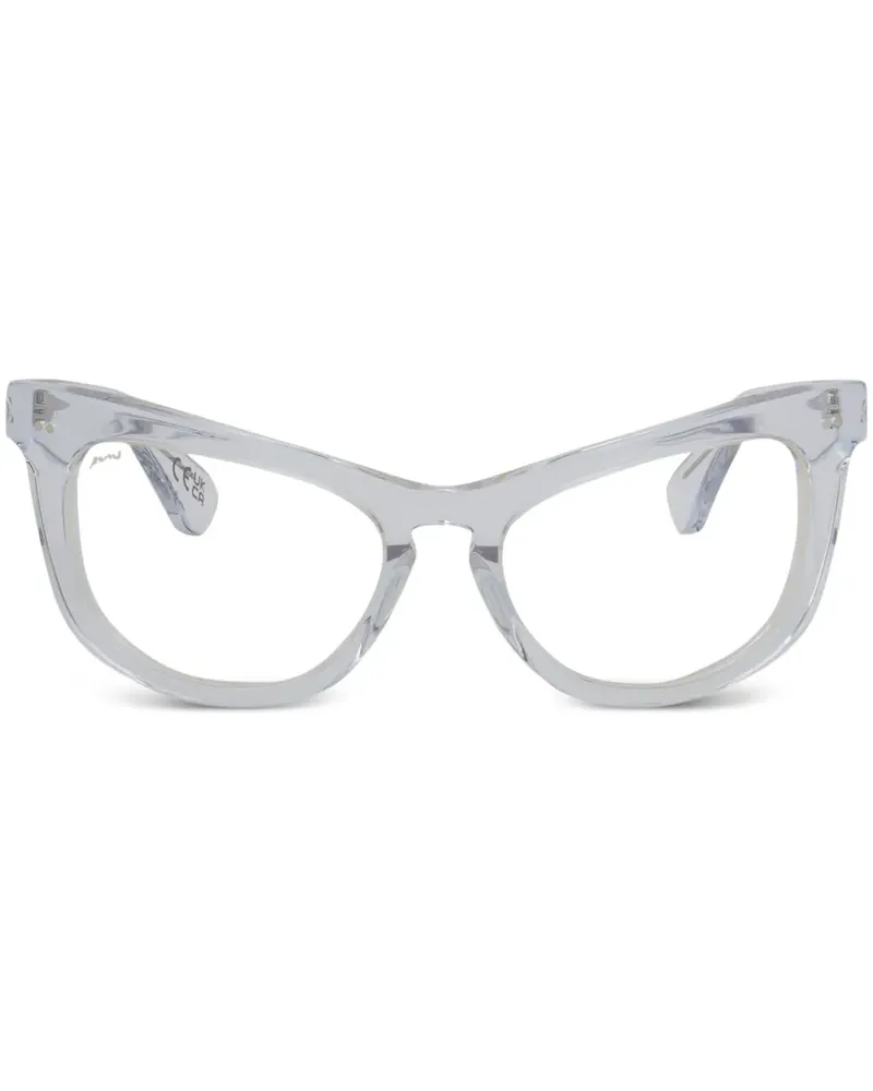 Marni Isamu Cat-Eye-Brille - Nude Nude