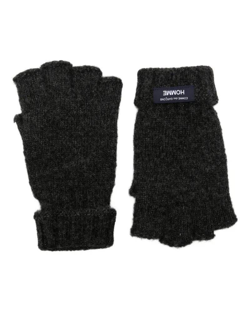 Comme des Garçons Stulpen mit Logo-Patch - Grau Grau